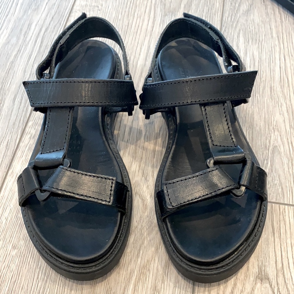 Antichi Romani black sandals